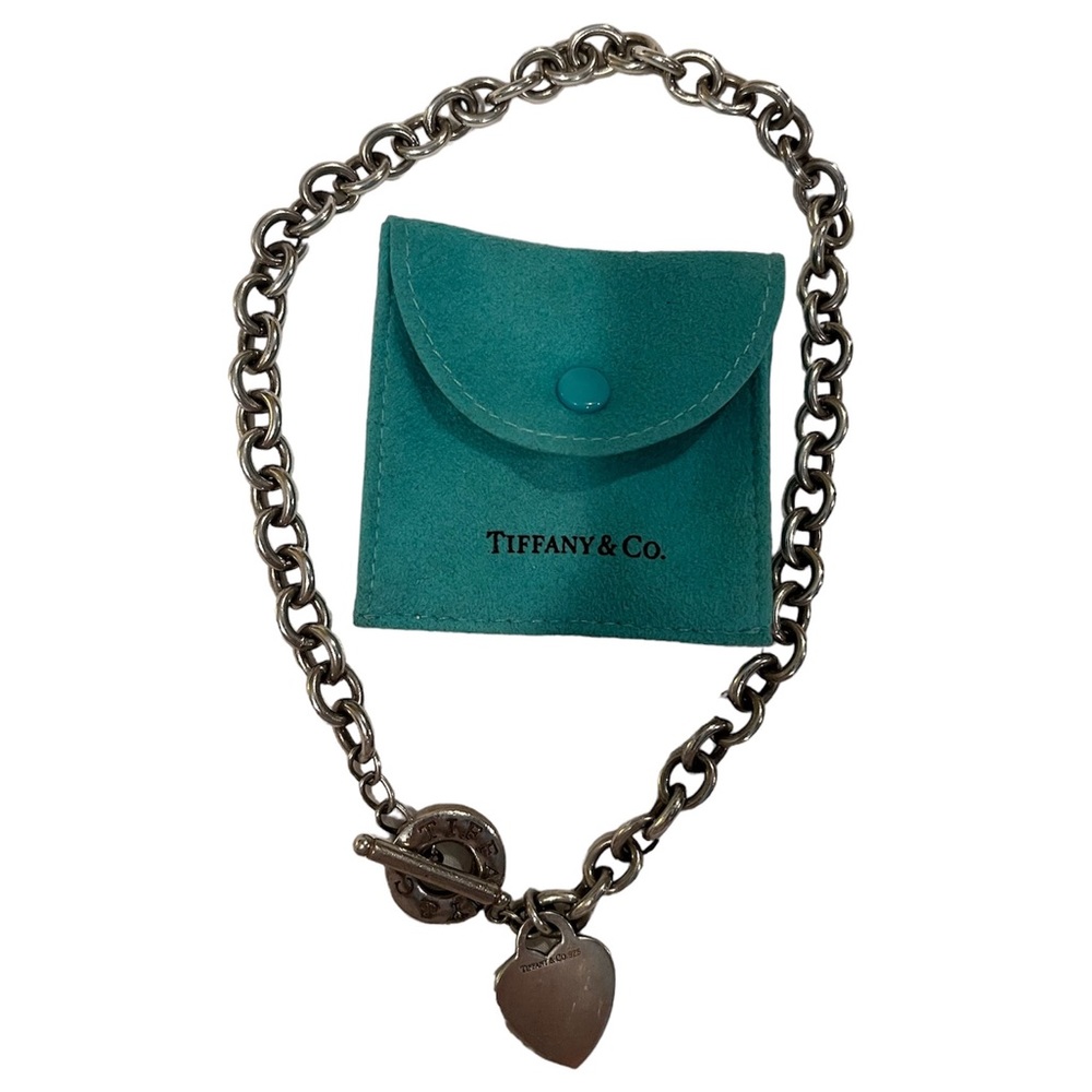 Tiffany heart tag toggle necklace.